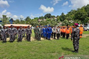 TNI AL gelar simulasi penanggulangan bencana di Kendari