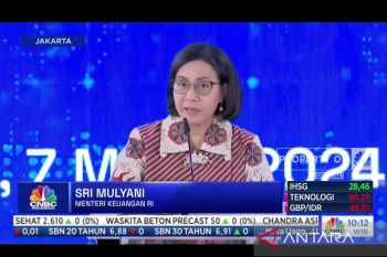 Menkeu Sri Mulyani amanatkan BRI tingkatkan akses nasabah UMKM