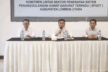 Lombok Utara tingkatkan sistem penanggulangan gawat darurat