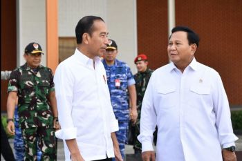 Jokowi didampingi Prabowo ke Jatim