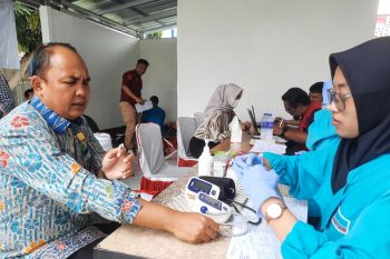 Lapas Narkotika Bandarlampung kumpulkan 150 kantong darah