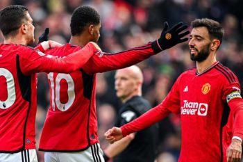 Liga Inggris - Dua gol penalti menangkan Manchester United atas Everton
