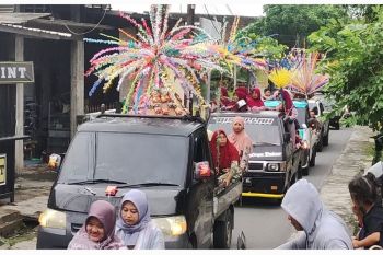 Warga Mangunharjo lestarikan kirab budaya sambut Ramadhan