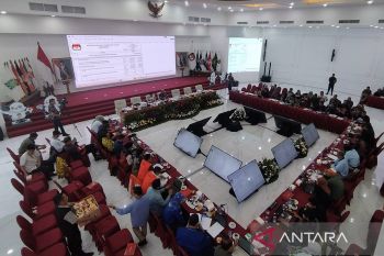 KPU merampungkan rekapitulasi suara 31 provinsi