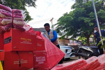 Dinsos Lampung distribusikan persediaan pengaman pangan antisipasi bencana