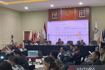 Rekapitulasi hasil penghitungan di Kabupaten Sigi suara Prabowo-Gibran unggul