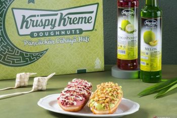 Krispy Kreme berkolaborasi dengan Marjan