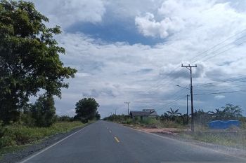 Jalanan lengang jelang atau hari pertama puasa Ramadhan 1445 H