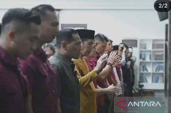 Jokowi shalat tarawih di Istana Bogor bersama masyarakat