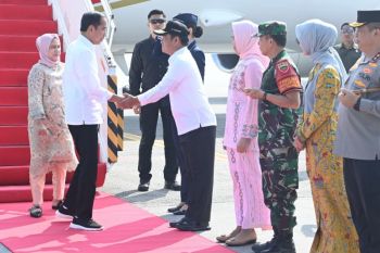 Presiden Joko Widodo resmikan pabrik minyak makan merah di Sumatera Utara