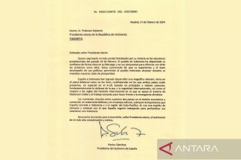 PM Spanyol ucapkan selamat ke Prabowo ungguli Pilpres 2024