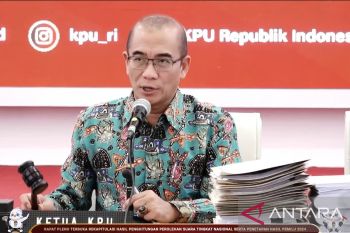 KPU sebut Papua Barat Daya dan Jawa Barat rekapitulasi nasional Senin malam