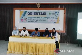 Orientasi Penggunaan KKA di Kelompok BKB Tingkat Kabupaten Konawe