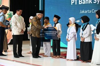 Wapres : Anak-anak harus meneladani Rasulullah dan giat belajar