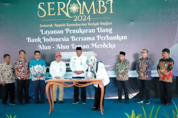 Pj Wako Lusje hadiri kick off SERAMBI 2024, layanan penukaran uang Bank Indonesia di momen Ramadhan dan Idul Fitri