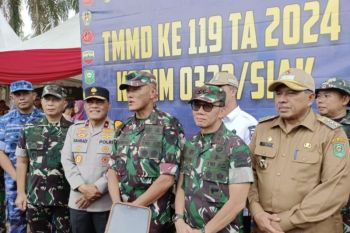 Irjenad TNI AD tutup pelaksanaan TMMD di Siak, Bupati: semoga jadi motivasi