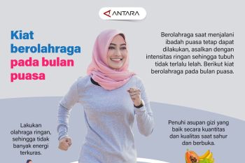 Kiat berolahraga pada bulan puasa