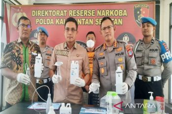 Polda Kalsel bongkar industri rumahan produksi sabu-sabu