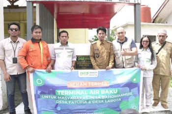 IMIP upayakan ketersediaan air bersih tiga desa di Bahodopi