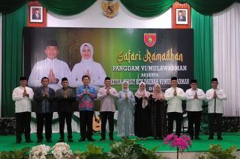 Wakapolda Kaltara dampingi Pangdam VI/Mulawarman safari Ramadhan