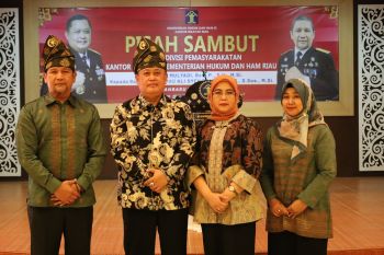 Pisah sambut Kadiv Pemasyarakatan Kemenkumham Riau penuh rasa haru