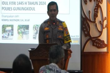 Polres Gunungkidul melibatkan 675 personel gabungan saat mudik