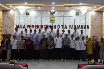 Pimpinan Kemenkumham Sumbar hadiri pengukuhan KDEKS Kota Pariaman