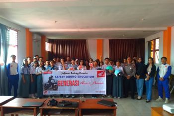 Honda edukasi pelajar sejak dini menjadi "Generasi #Cari_Aman''