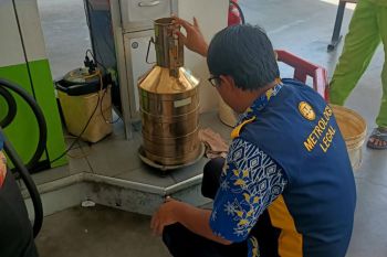 Polres Magelang Kota dan Tim Metrologi tera ulang SPBU