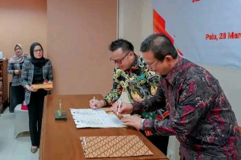Bupati Morut serahkan laporan keuangan Pemerintah daerah TA 2023 kepada BPK RI