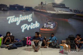 Arus mudik di Pelabuhan Tanjung Priok pada H-9