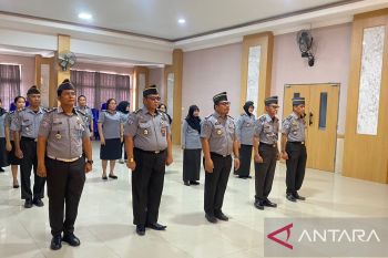 Lapas Palu ikut apel kesiapan pengamanan Idul Fitri