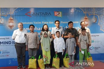 LKBN ANTARA santuni 25 anak yatim piatu