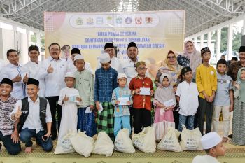 PTFI berbagi bersama masyarakat Gresik rayakan HUT ke-57