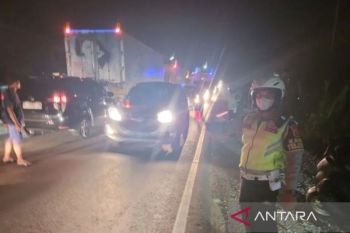 Jalintim Sumsel macet parah di ruas Betung karena pengendara saling serobot