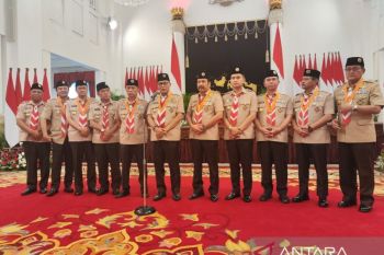 Jokowi: Pramuka harus  lakukan pembinaan karakter generasi muda