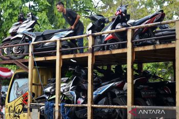 Angkutan gratis sepeda motor pemudik dari Bali