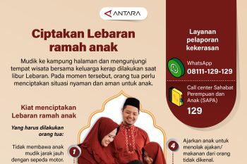 Ciptakan Lebaran ramah anak