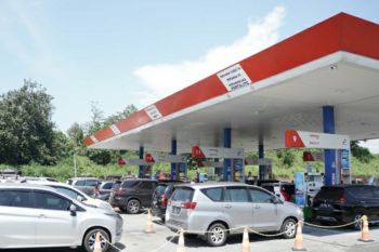 Konsumsi BBM di Tol Trans Jawa ruas Jateng melonjak 334 persen