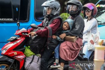 Pemudik kendaraan roda dua dominasi Jalur Puncak Bogor