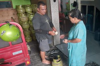 Stok LPG 3 kg di sejumlah pangkalan di Semarang aman