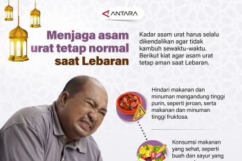 Menjaga asam urat tetap normal saat Lebaran