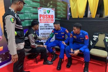 Biddokkes Polda Malut rutin periksa kesehatan petugas mudik Lebaran