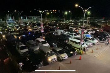 Arus pemudik dari Jawa menuju Sumatera masih ramai