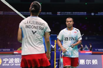 Pasangan Rehan/Lisa dihadang Yuta/Arisa pada babak pertama BAC
