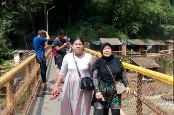 Ojek wisata Bedegung Muara Enim, wisata favorit lebaran