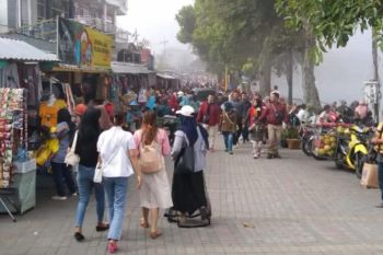 Telaga Sarangan masih jadi favorit liburan lebaran di Magetan
