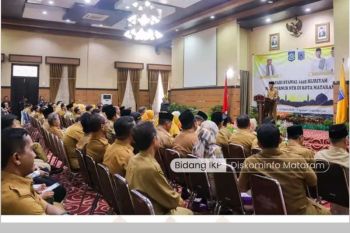 Pj Gubernur NTB safari Syawalan ke Pemkot Mataram