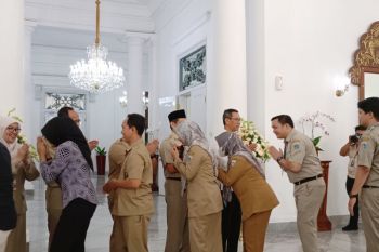 Heru gelar halalbihalal di Balai Kota usai libur Idul Fitri