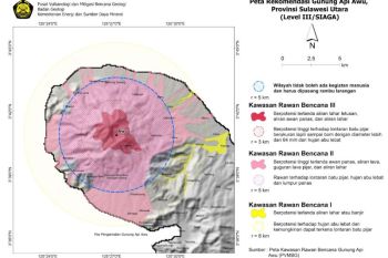 PVMBG: Gunung Awu di Sulawesi Utara naik status